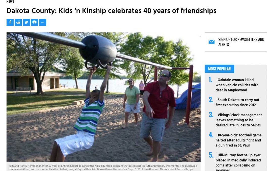 Dakota County: Kids ‘n Kinship celebrates 40 years of friendships