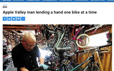 Apple Valley man lending a hand one bike at a time