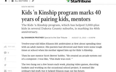 Kids ‘n Kinship program marks 40 years of pairing kids, mentors